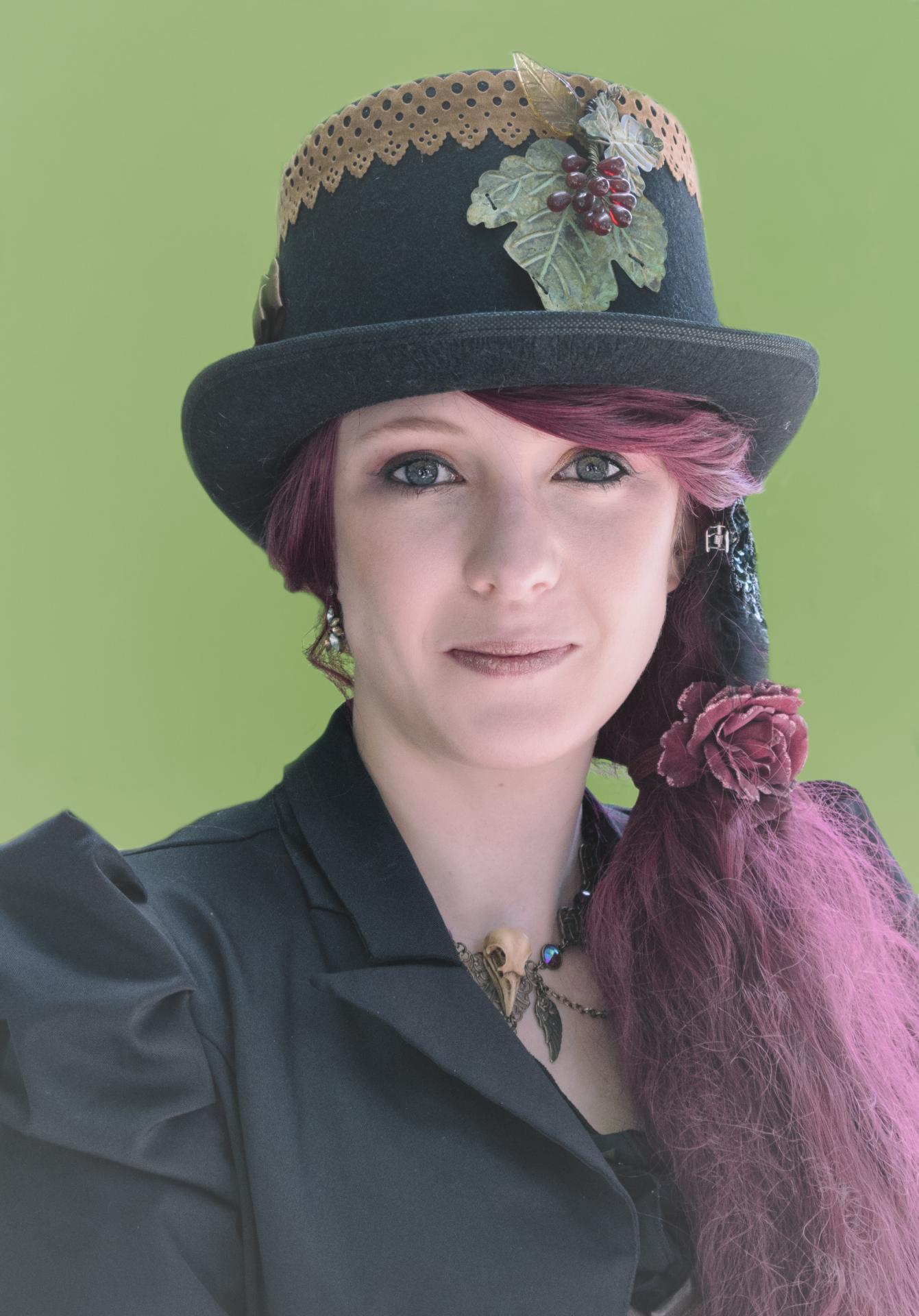 Frau mit Hut DigitalPHOTO