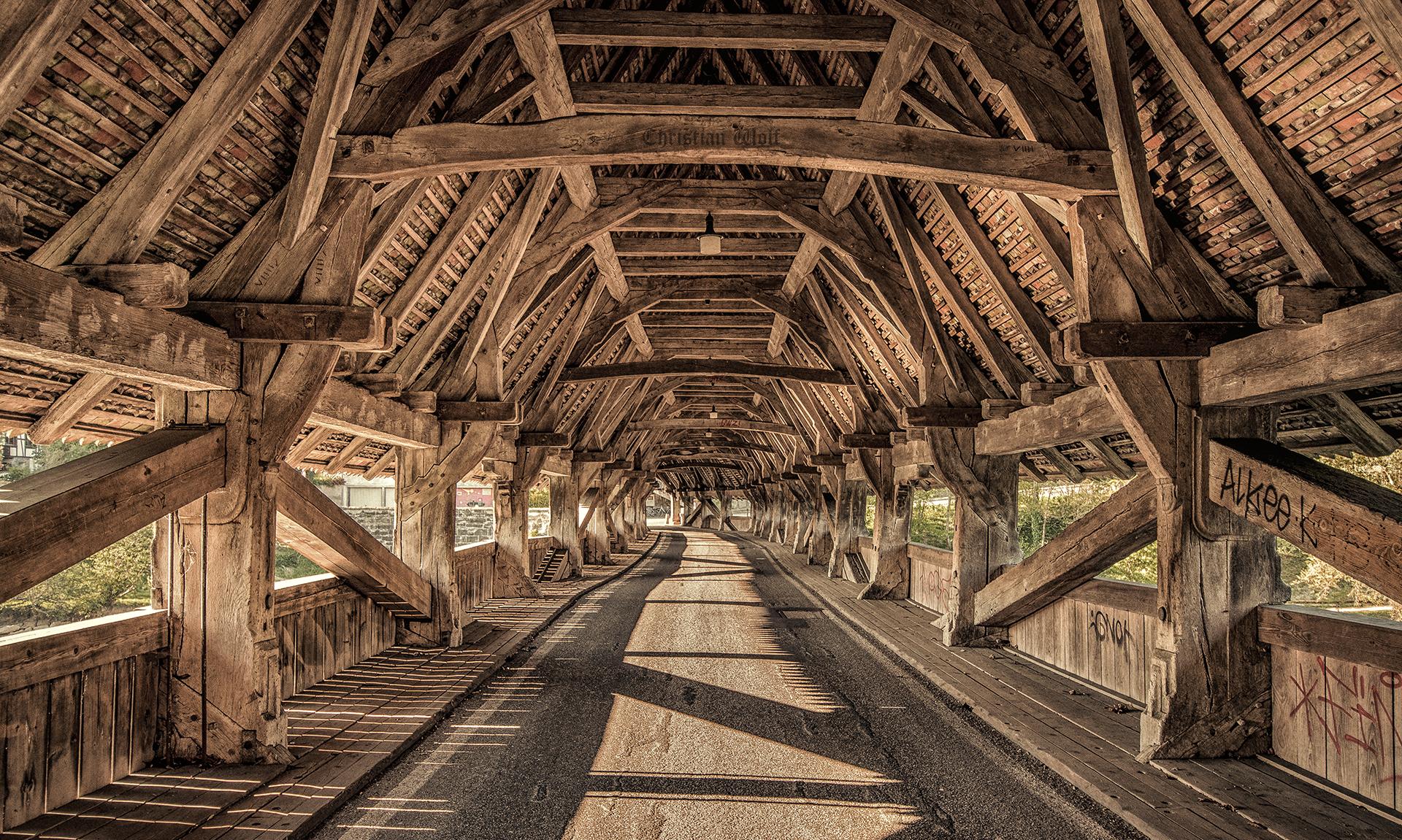 Holzbrücke DigitalPHOTO