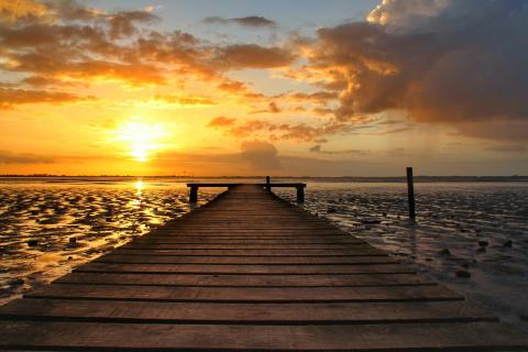 Sonnenuntergang in Dangast