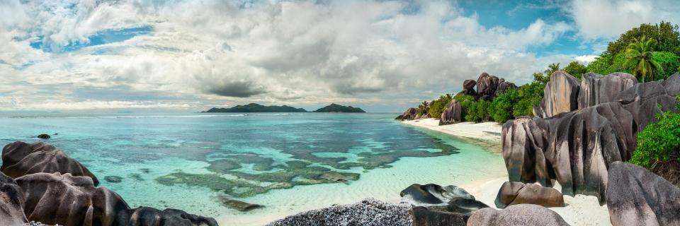 Panorama von Anse Source d'Argent