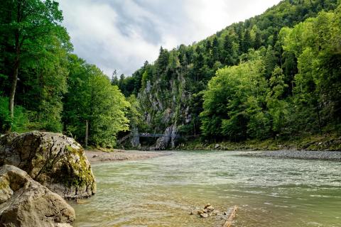 Tiroler Ache in der Entenlochklamm beim Klobenstein