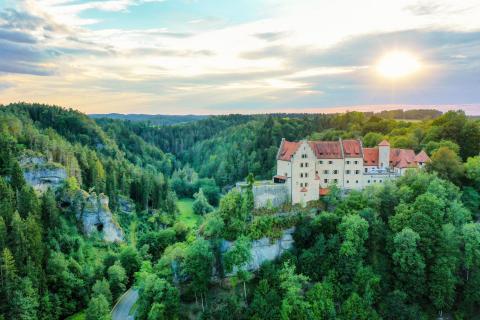 Luftaufnahme Burg Rabeneck