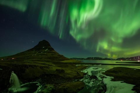 Auroratanz am Berg 