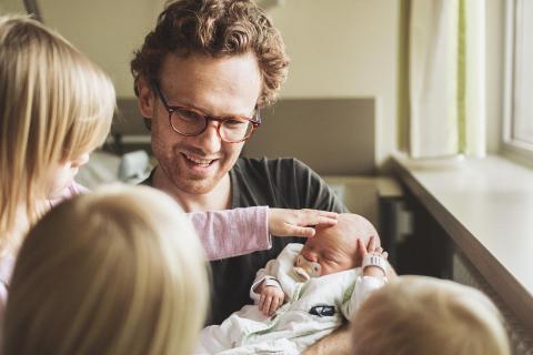 Familienshooting - Vater und Kindern