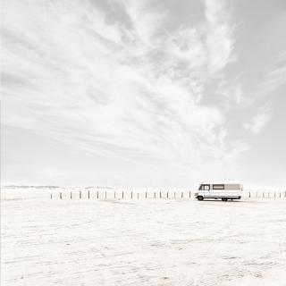 Wohnmobil am Strand von St. Peter-Ording