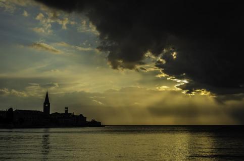 Porec am Abend