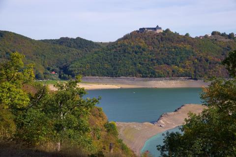 Edersee mit Schloss Waldeck