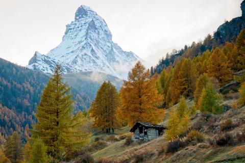 Matterhorn im Herbst