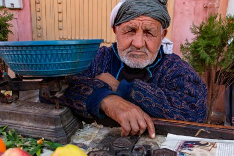 Händler aus Marrakesch