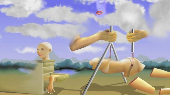 Die Illusion des Seins - Surrealismus - Akt