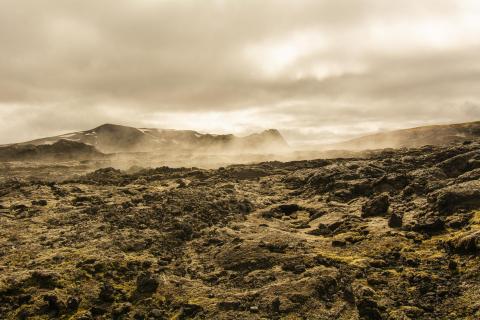 Leirhnjúkur Lava Fields, Iceland