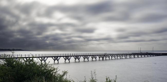 Dänemark - Bornholm - Arnager - Holzbrücke