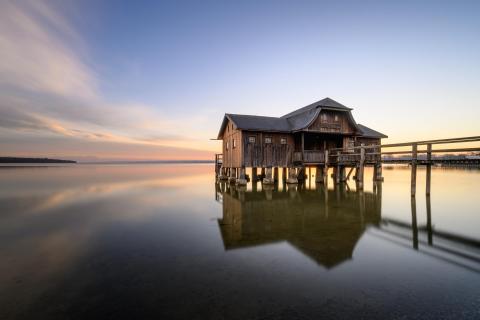 Ammersee beim Sonnenuntergang