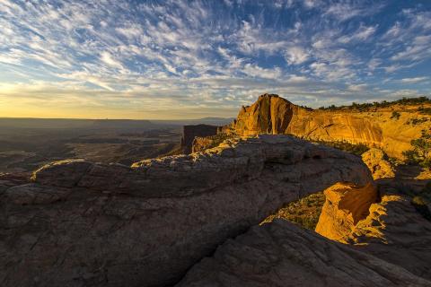 Sunrise Mesa Arch 