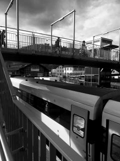 Am Bahnhof