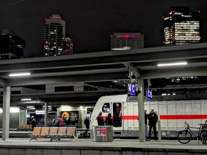 Frankfurt HBH bei Nacht