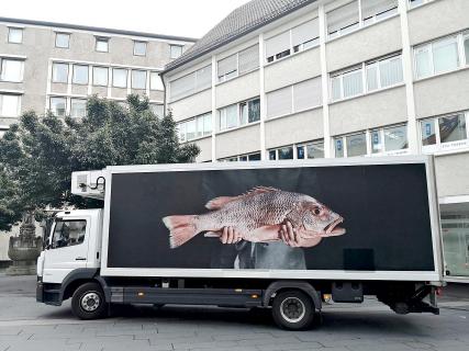 Foodtruck mit Fischporträt