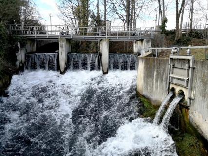 Concrete Watefall Landscape