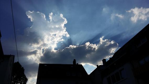 Abendliche Wolkenformation