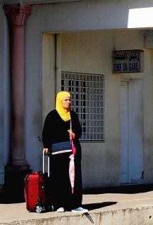 Attente à la gare