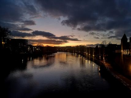 „Donau im Zwielicht“