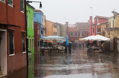 Regen-Markt