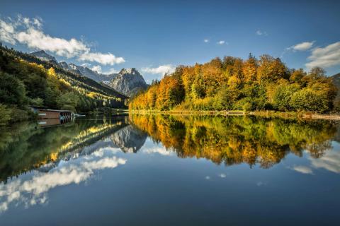 Herbstspiegelung