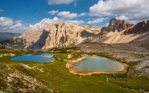 Dolomitenseen-Blick