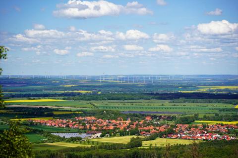 Landschaft und Technik