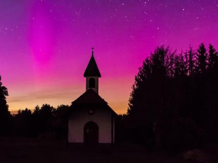 Polarlichter an der Marienkapelle
