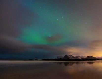 Polarlichter über den Lofoten