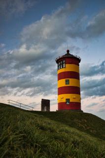 Sonnenuntergang am Pilsumer Leuchtturm 