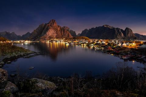 Polarnacht in Reine