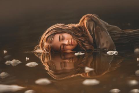 im Wasser träumen .... 