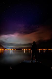 Zell am See bei Nacht
