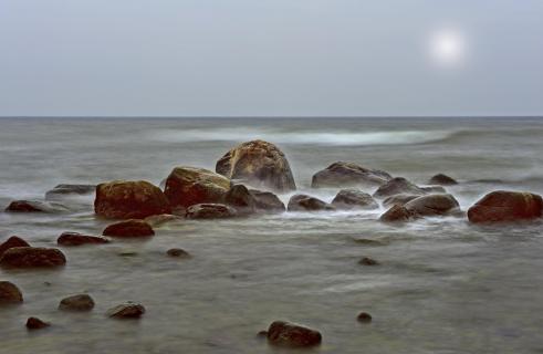 Steine im Meer