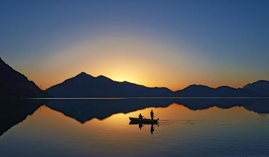 two fisher at sun rise 6