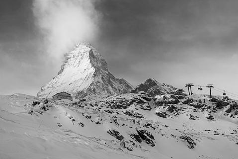 Rauchendes Matterhorn