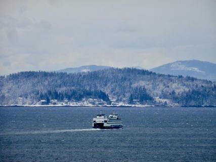 Seattle Harbour im Winter