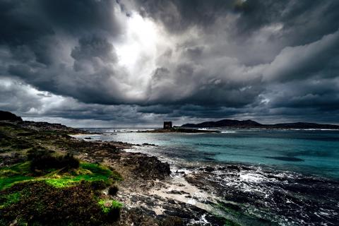 Gewitter über Torre della Pelosa