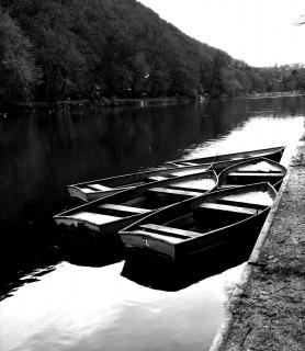 Boote am Steg