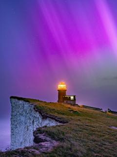 Nordlichter am Leuchtturm