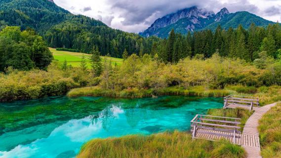 Naturreservat Zelenci, Slowenien