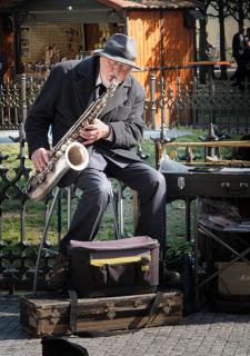 Musiker Prag Altstädter Ring