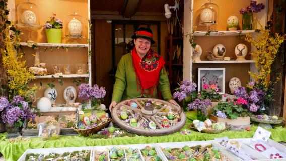 Marktfrau Ostermarkt 