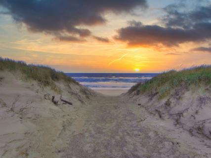 Sonnenuntergang in Dänemark 