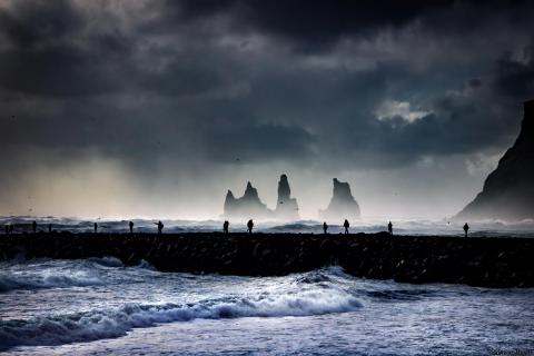 Reynisdrangar Black Sand Beach Vik 