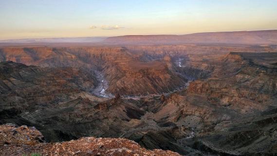 Sonnenaufgang am Fish River Canyon