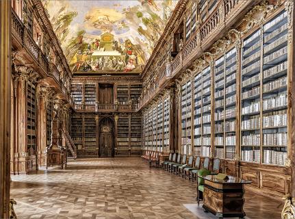 Bibliothek im Kloster Strahov_2.2/Querformat