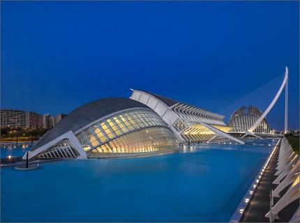 Calatrava und die blaue Stunde
